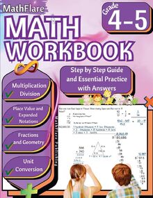 MathFlare - Math Workbook 4th and 5th Grade: Math Workbook Grade 4-5 ...