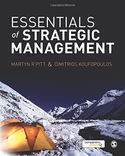 Pitt, Martyn R. Essentials Of Strategic Management