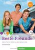 Beste Freunde B1: Deutsch für Jugendliche.Deutsch als Fremdsprache / Paket Arbeitsbuch B1/1 und B1/2 mit Audio-CD