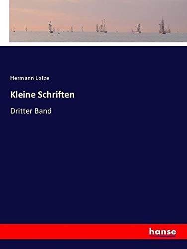 Kleine Schriften: Dritter Band