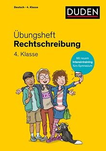 Übungsheft - Rechtschreibung 4. Klasse: Mit Stickern und Lernerfolgskarten (Übungshefte Grundschule Deutsch)