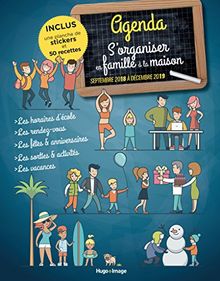 S'organiser en famille à la maison : agenda, septembre 2018 à décembre 2019