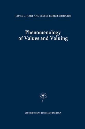 Phenomenology of Values and Valuing (Contributions To Phenomenology, Band 28)