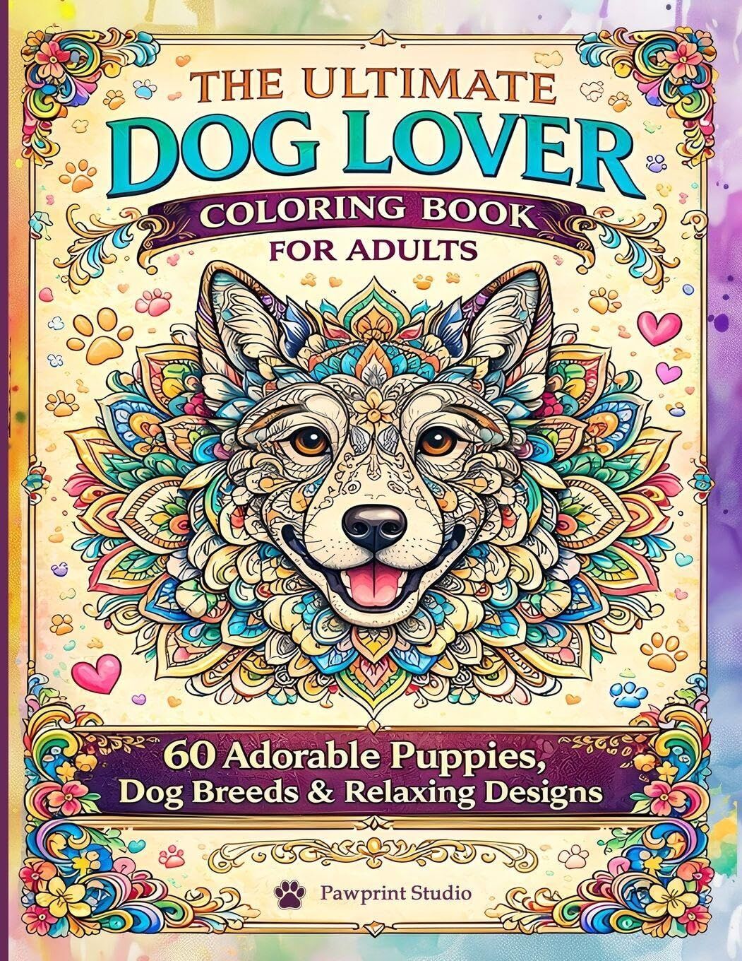 The Ultimate Dog Lover Coloring Book for Adults