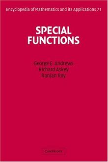Special Functions (Encyclopedia of Mathematics and its Applications, Band 71)