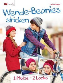 Wende-Beanies stricken: 1 Mütze - 2 Looks