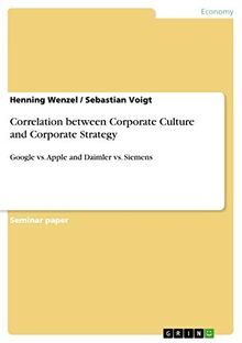 Correlation between Corporate Culture and Corporate Strategy: Google vs. Apple and Daimler vs. Siemens