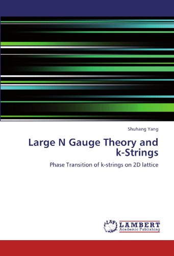 Large N Gauge Theory and k-Strings: Phase Transition of k-strings on 2D lattice
