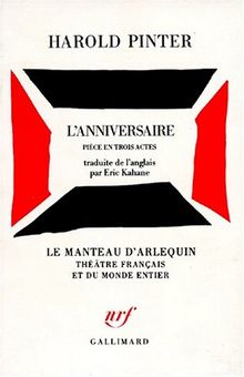L Anniversaire Paris Theatre Antoine 11 Decembre 1967 Mant Arlequin 2 Von Harold Pinter