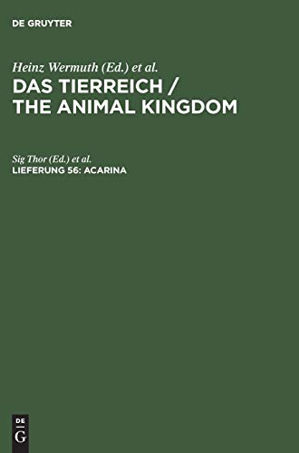 Das Tierreich / The Animal Kingdom: Acarina: Bdellidae, Nicoletiellidae, Cryptognathidae