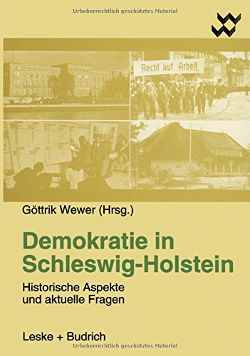 Demokratie in Schleswig-Holstein: Historische Aspekte und aktuelle Fragen (Altenholzer Schriften)