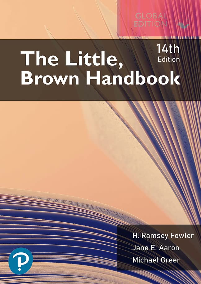 Jane Aaron The Little, Brown Handbook, Global Edition