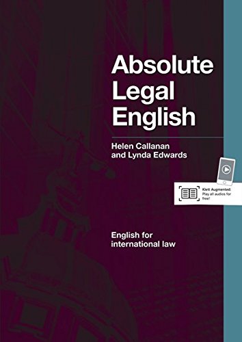 Delta Business English   Absolute Legal English B2-C1 m 1 Audio-CD - Helen Callanan Lynda Edwards Gebunden