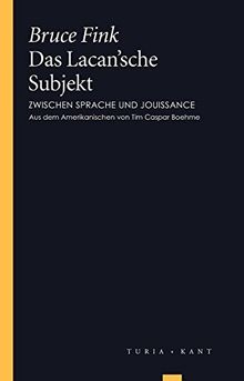 Das Lacan’sche Subjekt: Zwischen Sprache und Jouissance (Turia Reprint)