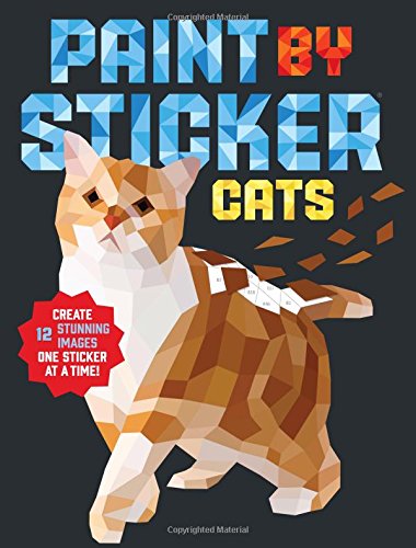 Workman Paint By Sticker, Cats, Create 12 Stunning Images One Sticker At A Time