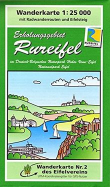 WK Rureifel: Wanderkarte Nr. 2 des Eifelvereins