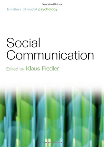 Social Communication (Frontiers of Social Psychology)