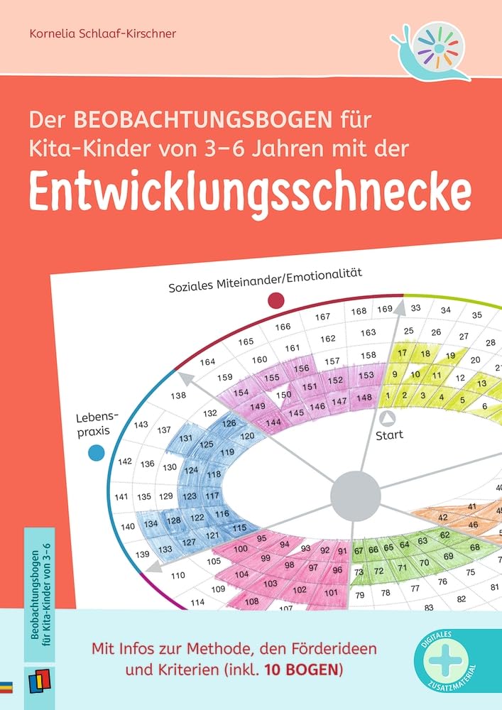 Der Beobachtungsbogen für Kita-Kinder von 3–6 Jahren mit der Entwicklungsschnecke: Infos zu Methode, Förderideen und Kriterien (inkl. 10 Bogen) - ... dokumentieren mit der Entwicklungsschnecke)