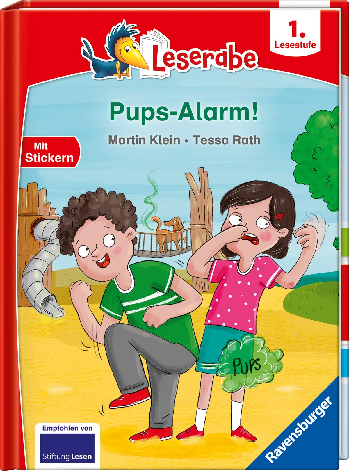 Klein, Martin: Pups-Alarm - lesen lernen mit dem Leseraben - Erstlesebuch - Kinderbuch ab 6 Jahren - Lesenlernen 1. Klasse Jungen und Mädchen (Leserabe 1. Klasse)
