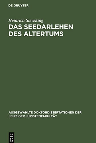 Das Seedarlehen des Altertums