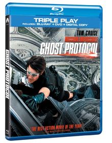 Mission Impossible: Ghost Protocol - Triple Play (Blu-ray + DVD + Digital Copy) von Brad Bird  | DVD | Zustand sehr gut