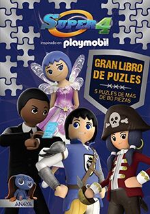 Súper 4. Gran libro de puzles