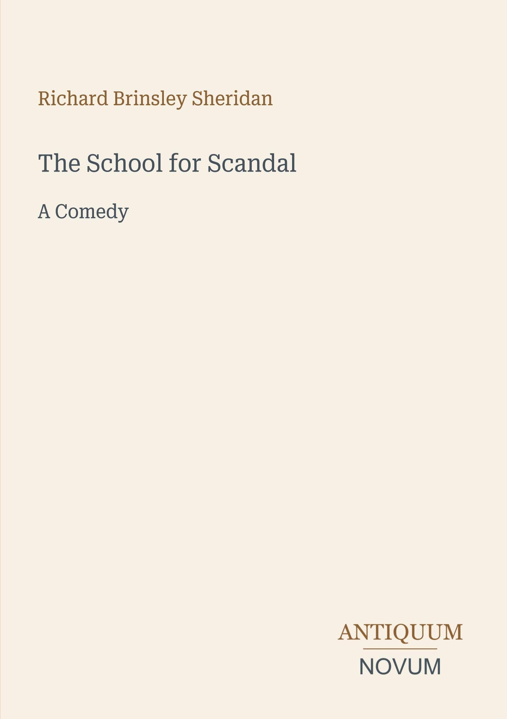 The School for Scandal