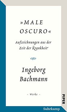 Werkausgabe: Male oscuro. Aufzeichnungen aus der Zeit der Krankheit. Traumnotate, Briefe, Brief- und Redeentwürfe