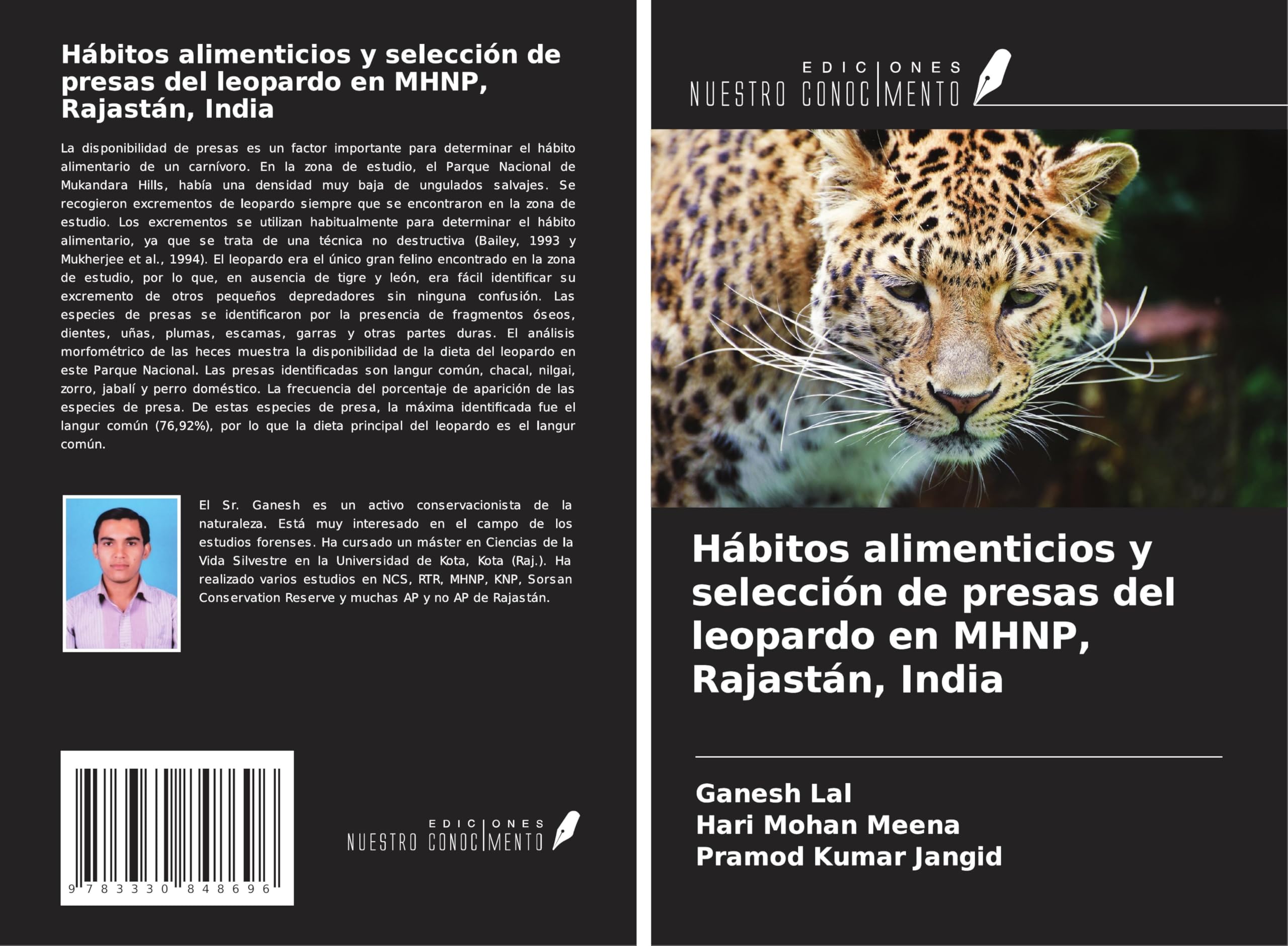 Hábitos alimenticios y selección de presas del leopardo en MHNP, Rajastán, India