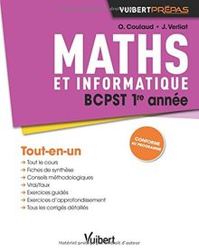 Maths et informatique BCPST 1re année : tout-en-un