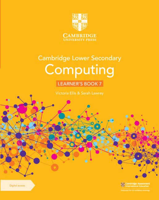 Cambridge Lower Secondary Computing Learners Book 7 with Digital Access - Victoria Ellis Sarah Lawrey Kartoniert (TB)