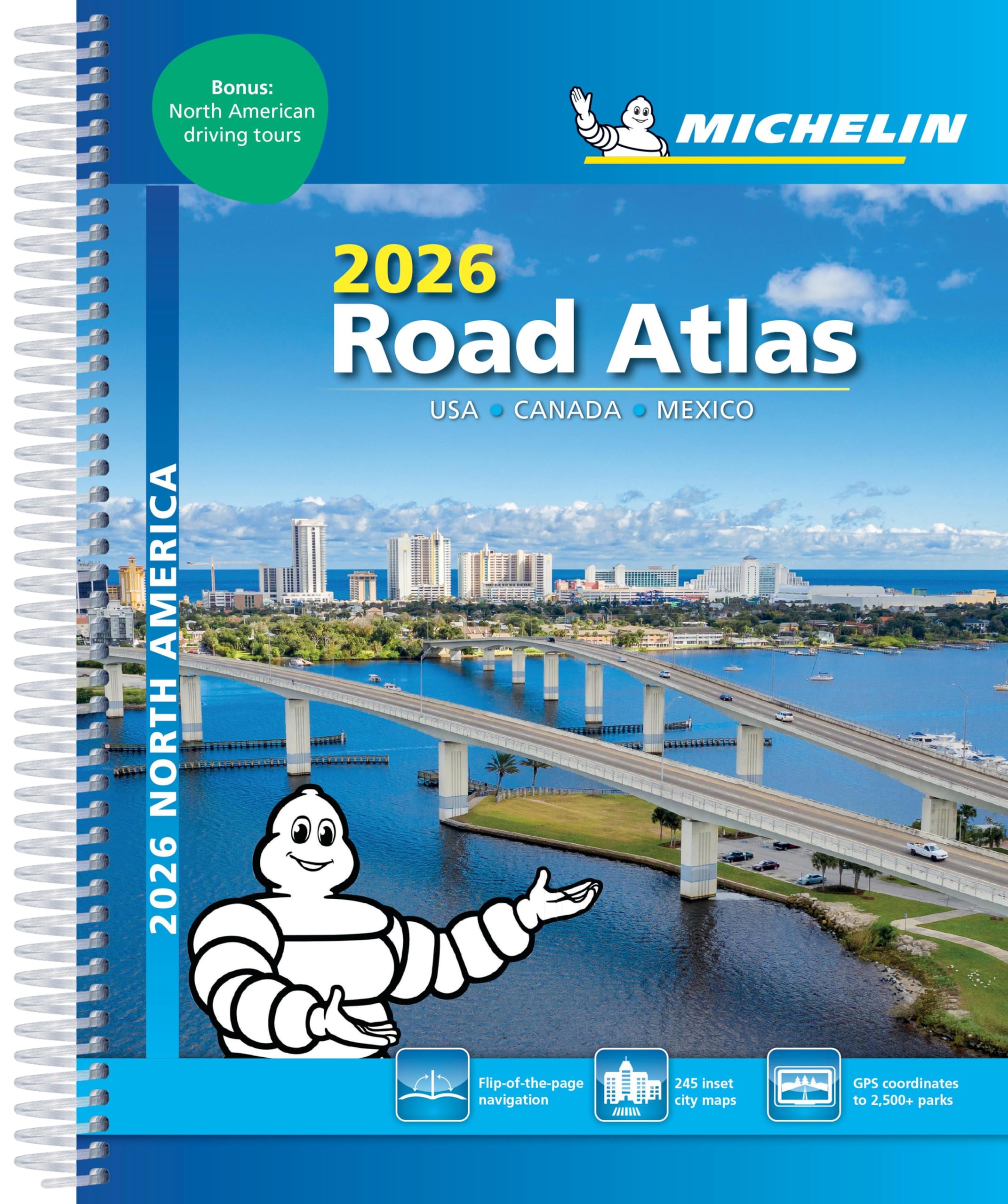 Michelin North America Road Atlas 2026: Usa, Canada, Mexico (Michelin Road Atlas)