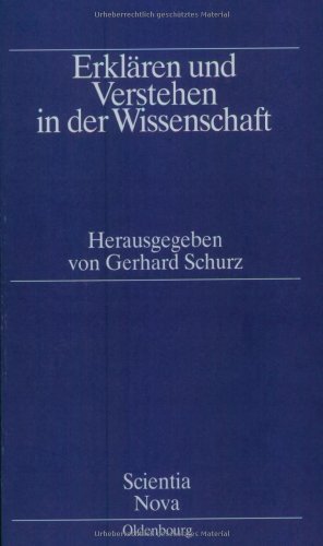 Erklären und Verstehen in der Wissenschaft Studienausg Gebunden