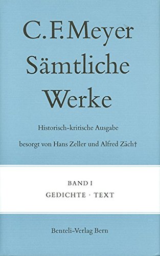Gedichte: Text (Sämtliche Werke. Historisch-kritische Ausgabe)