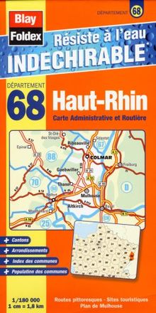 68 haut-rhin carte administrative et routi re