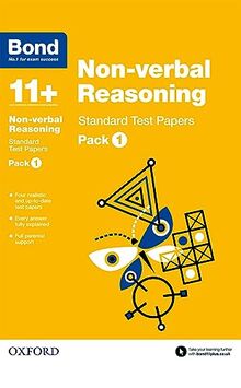 Bond 11+: Non-verbal Reasoning: Standard Test Papers: Ready for the 2023 exam: Pack 1
