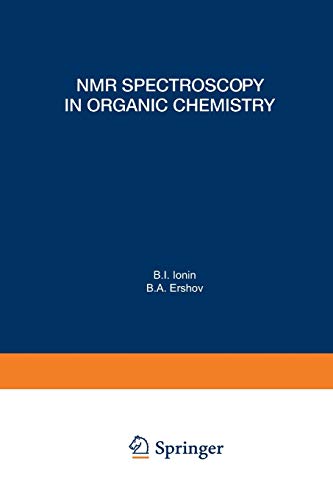 NMR Spectroscopy in Organic Chemistry (Physical Methods in Organic Chemistry)
