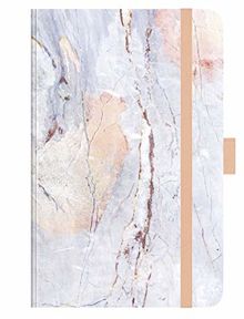 Premium Timer Small "White Marble" 2020: Buchkalender - Terminplaner mit hochwertiger Folienveredelung und Prägung. 9 x 14 cm
