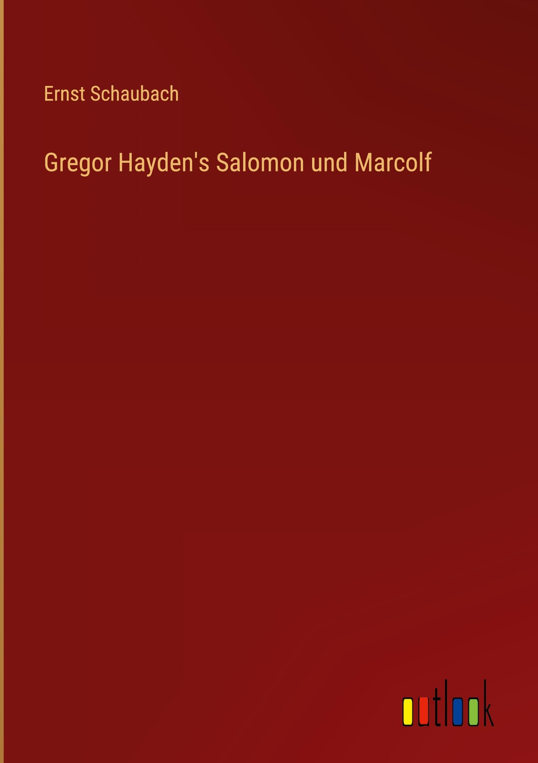 Gregor Hayden's Salomon und Marcolf