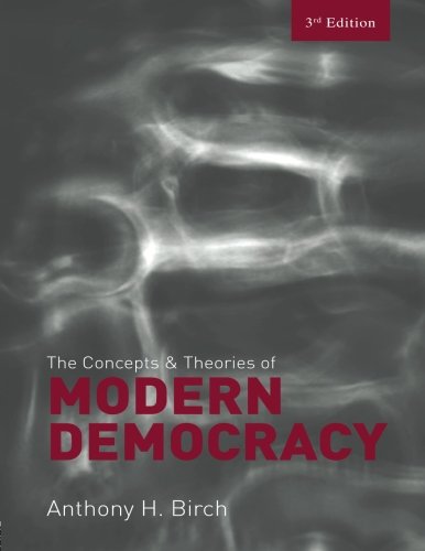 Concepts and Theories of Modern Democracy