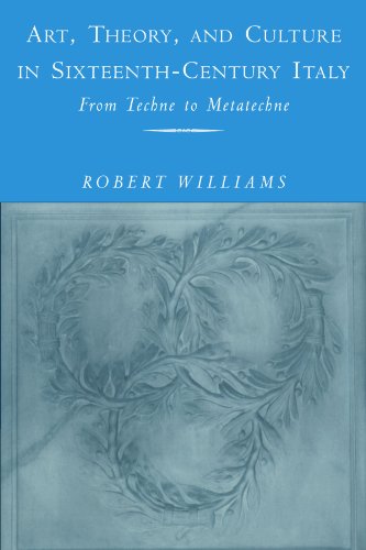 Art, Theory, and Culture in Sixteenth-Century Italy: From Techne to Metatechne