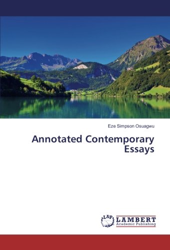 Annotated Contemporary Essays