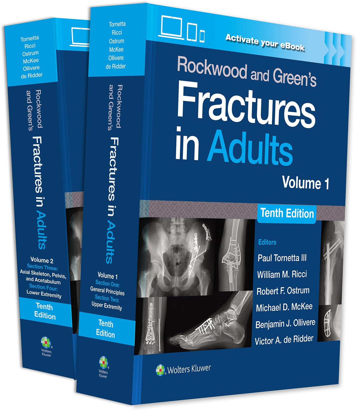 Rockwood and Green's Fractures in Adults: Print + eBook with Multimedia. 2 Bände - Neuware