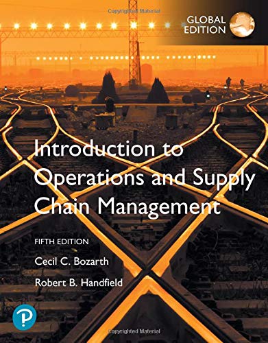 Bozarth, Cecil B. Introduction To Operations And Supply Chain Management, Global Edition (0)
