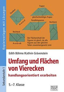 Umfang und Flächen von Vierecken handlungsorientiert erarbeiten: 5.–7. Klasse