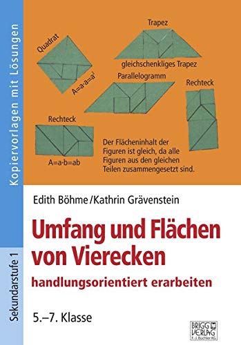 Umfang und Flächen von Vierecken handlungsorientiert erarbeiten: 5.–7. Klasse