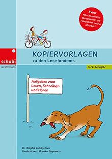 Lesetandems / Kopiervorlagen zu den Lesetandems: 3./4. Schuljahr