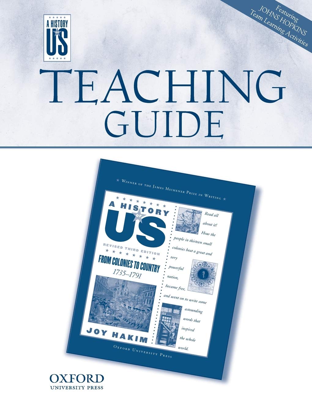 From Colonies to Country: Middle/High School Teaching Guide, a History of Us: Teaching Guide Pairs with a History of Us Book Three