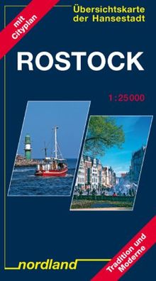 Stadtkarte Hansestadt Rostock: 1:25000 Mit Cityplan