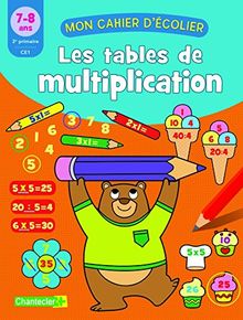 Les tables de multiplication, 7-8 ans, 2e primaire-CE1